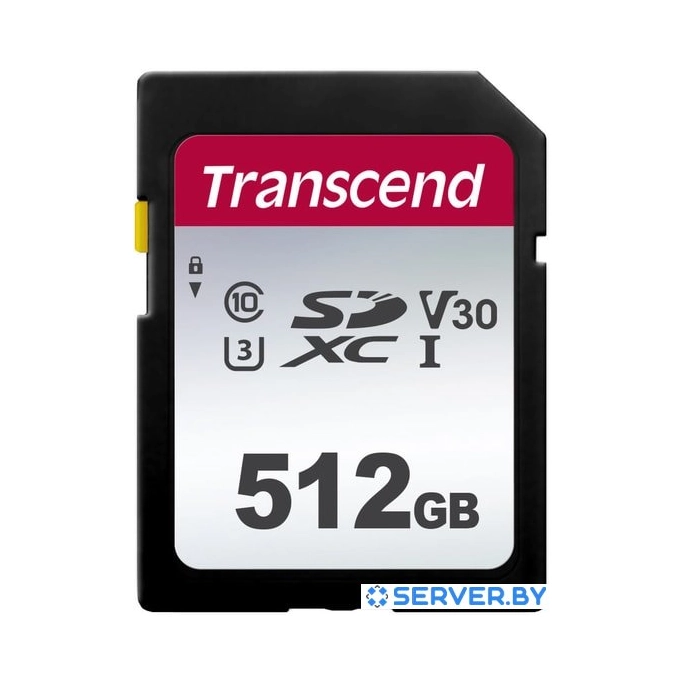 Карта памяти Transcend SDXC 300S 512GB. Фото 1