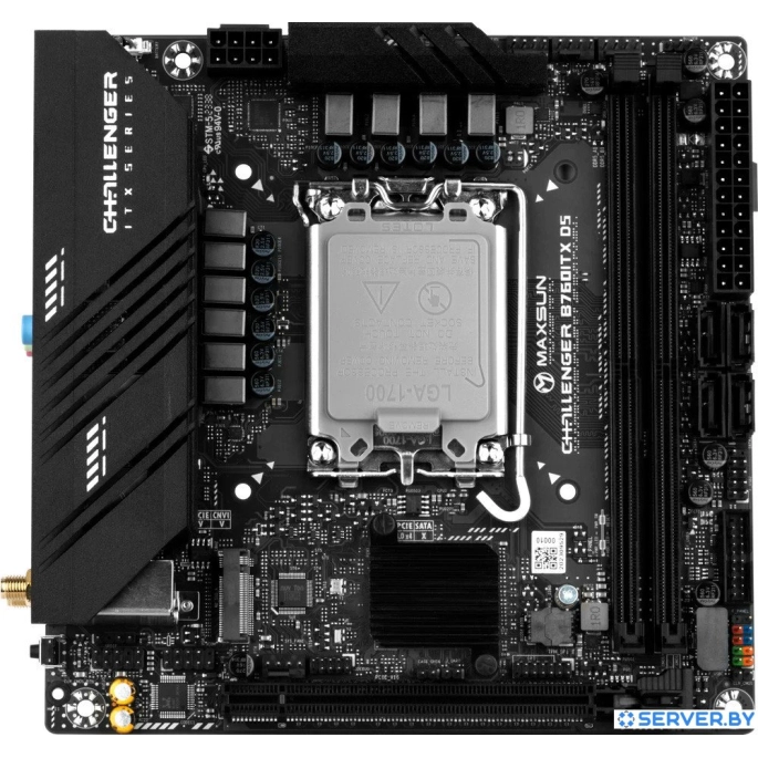 Материнская плата Maxsun Challenger B760ITX D5. Фото1