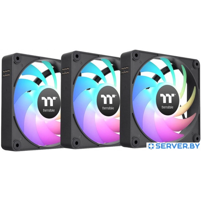 Набор вентиляторов Thermaltake CT140 EX ARGB 3-Fan Pack CL-F182-PL14SW-A. Фото 1