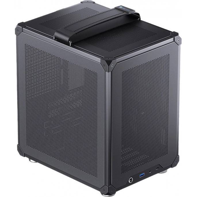 Корпус Jonsbo C6-ITX (черный). Фото1