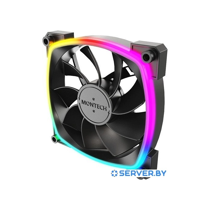 Вентилятор для корпуса Montech RX120 PWM (черный). Фото 3