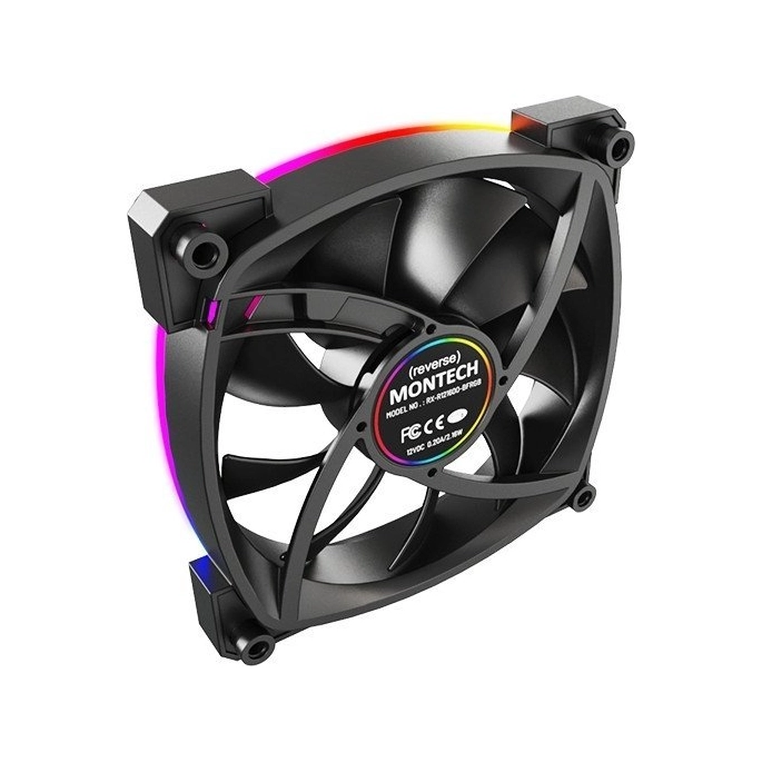 Вентилятор для корпуса Montech RX120 PWM (черный). Фото 5