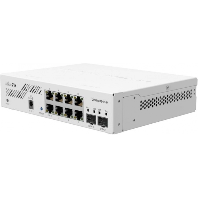 Настраиваемый коммутатор Mikrotik CSS610-8G-2S+IN. Фото 2