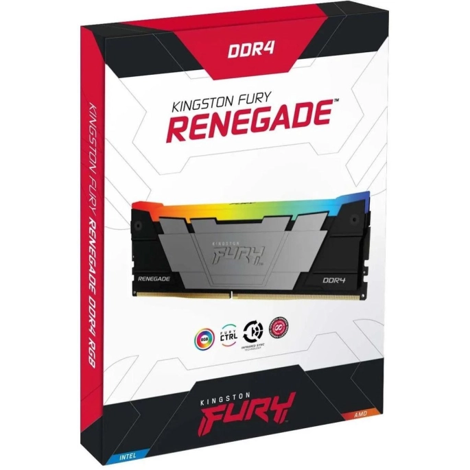 Оперативная память Kingston FURY Renegade RGB 4x8ГБ DDR4 3600 МГц KF436C16RB2AK4/32. Фото 2