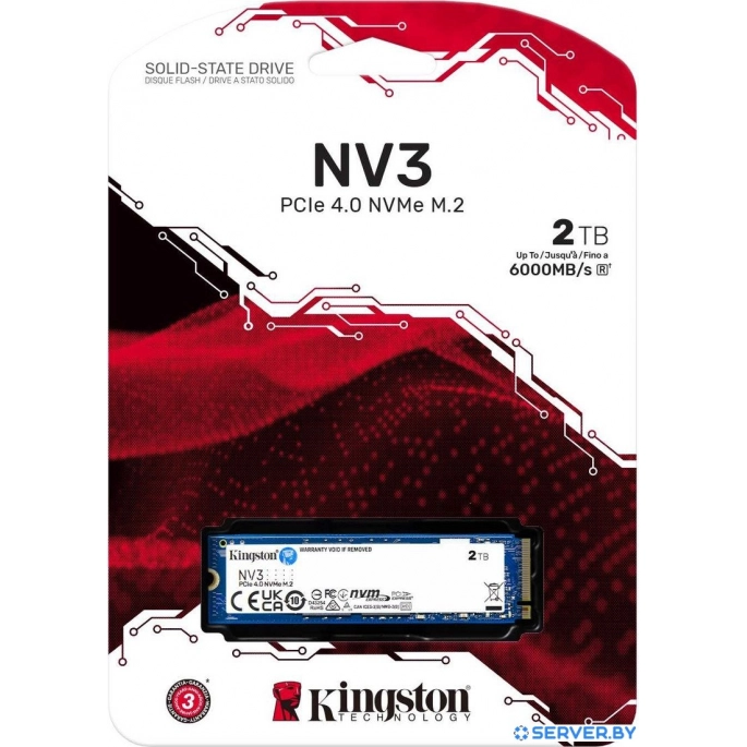 SSD Kingston NV3 2TB SNV3S/2000G. Фото 3