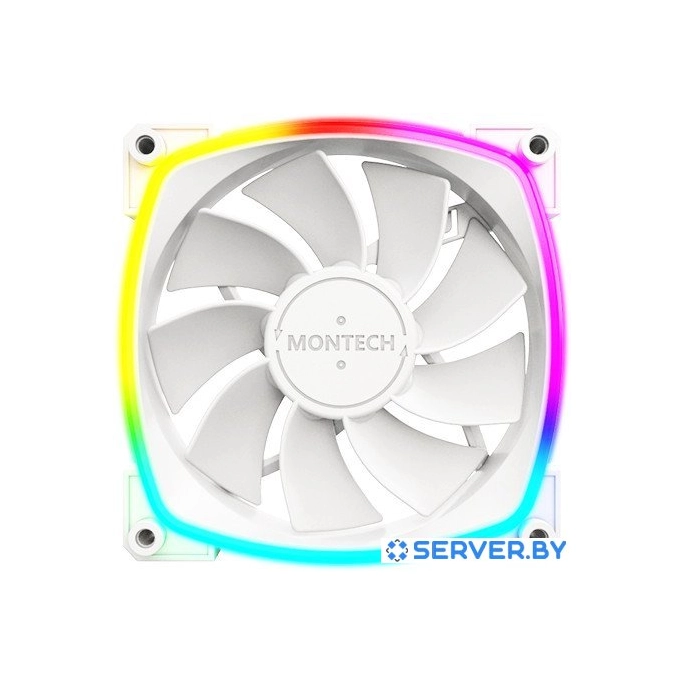 Вентилятор для корпуса Montech RX120 PWM (белый). Фото 1