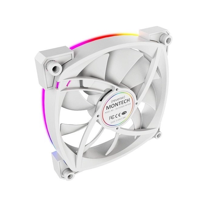 Вентилятор для корпуса Montech RX120 PWM (белый). Фото 4