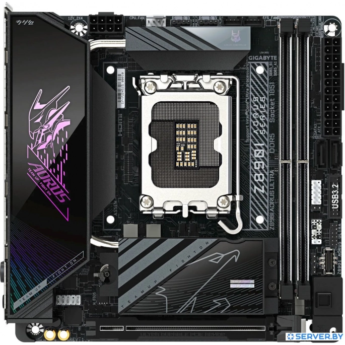 Материнская плата Gigabyte Z890I Aorus Ultra. Фото 1