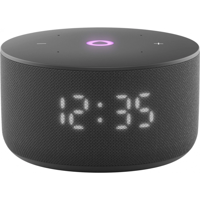 Умная колонка Яндекс Станция Мини 3 с часами (черный). Фото 1