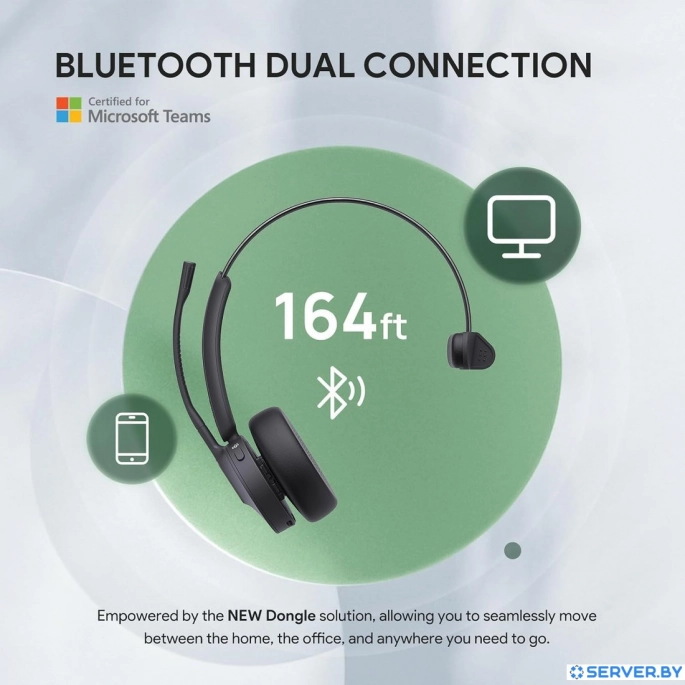 Офисная гарнитура Yealink BH70 Mono UC USB-A. Фото 3