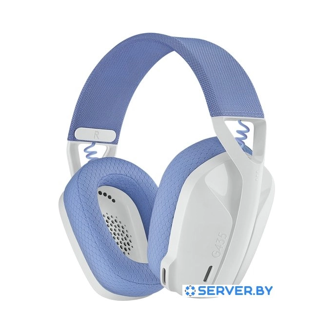 Наушники Logitech G435 Lightspeed (белый/сиреневый). Фото 1