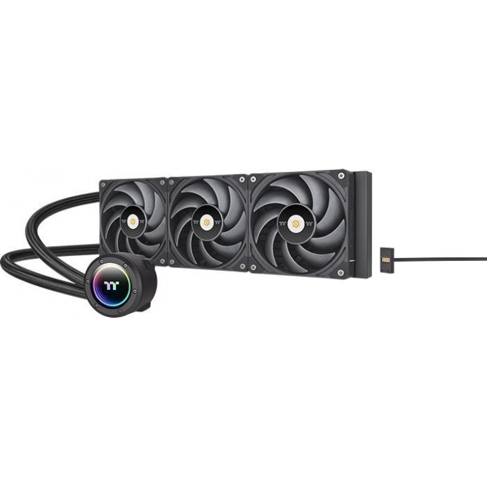 Жидкостное охлаждение для процессора Thermaltake Toughliquid 360 EX Pro ARGB CL-W400-PL12BL-A. Фото 1