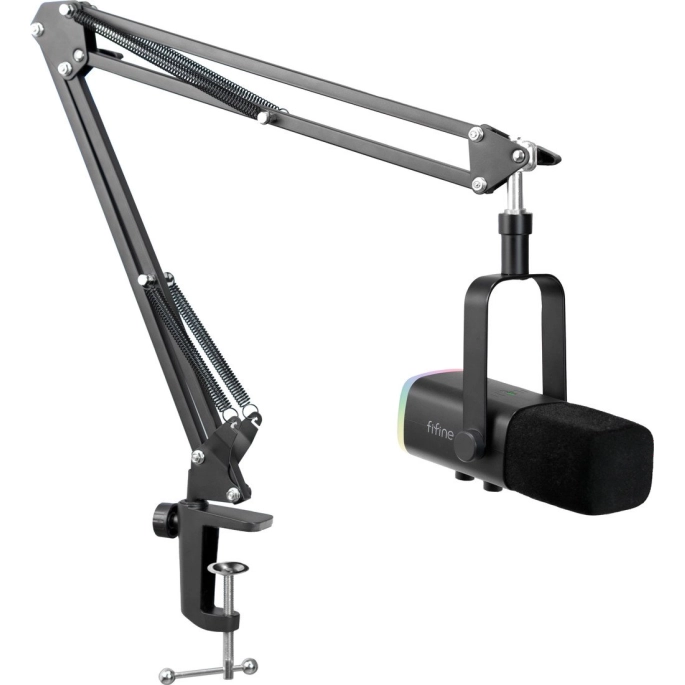 Проводной микрофон FIFINE AM8T (черный). Фото1
