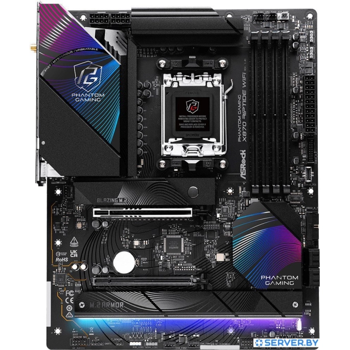 Материнская плата ASRock X870 Riptide WiFi. Фото 1