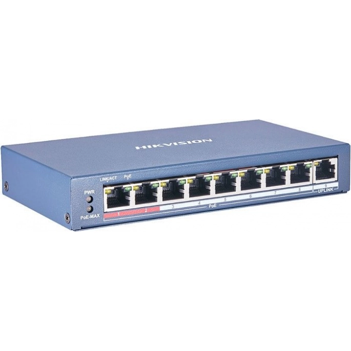 Коммутатор Hikvision DS-3E0109P-E(C). Фото2