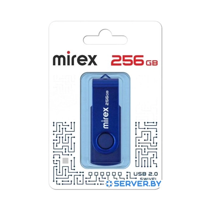 USB Flash Mirex Color Blade Swivel 2.0 256GB 13600-FMUSB256. Фото 1