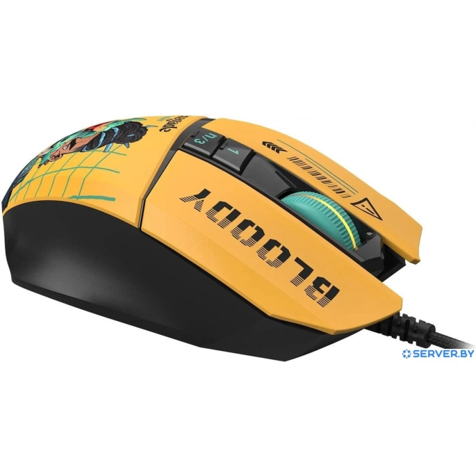 Игровая мышь A4Tech Bloody W63 Max Renegade (желтый). Фото 2