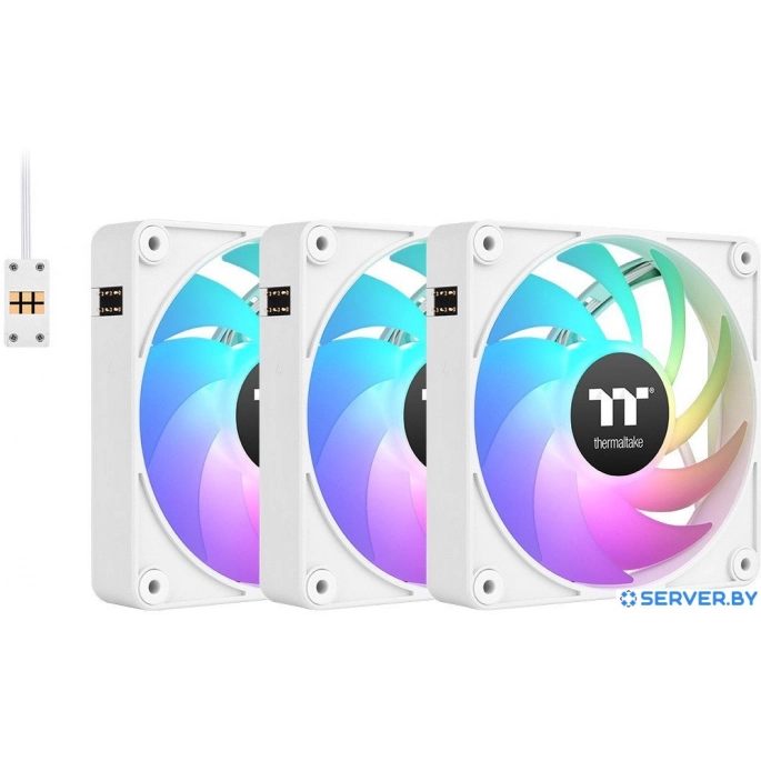Набор вентиляторов Thermaltake CT140 EX Reverse ARGB CL-F195-PL14SW-A. Фото 1