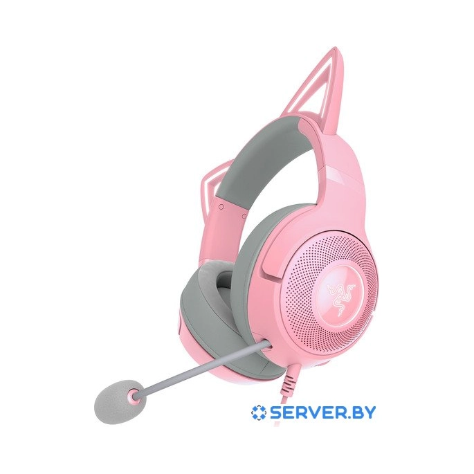 Наушники Razer Kraken Kitty V2 (розовый). Фото4