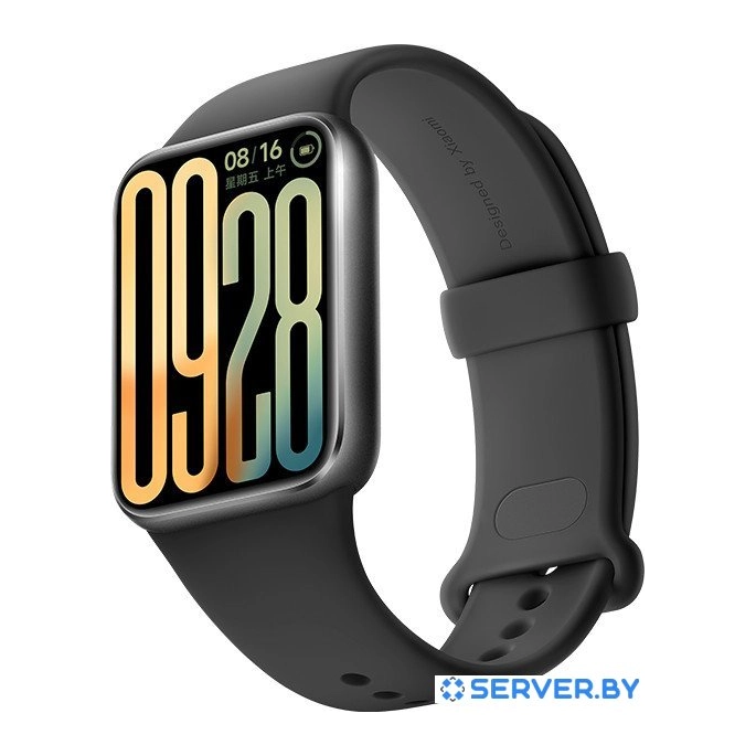 Фитнес-браслет Xiaomi Smart Band 9 Pro M2401B1 (серый, с черным силиконовым ремешком, международная версия). Фото1