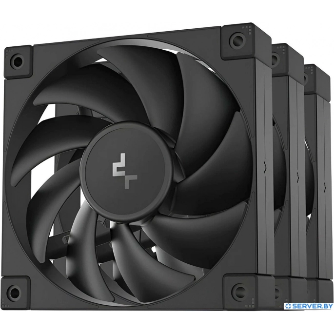 Набор вентиляторов DeepCool FD12 3in1 R-FD12-BKNPN3-G. Фото 1