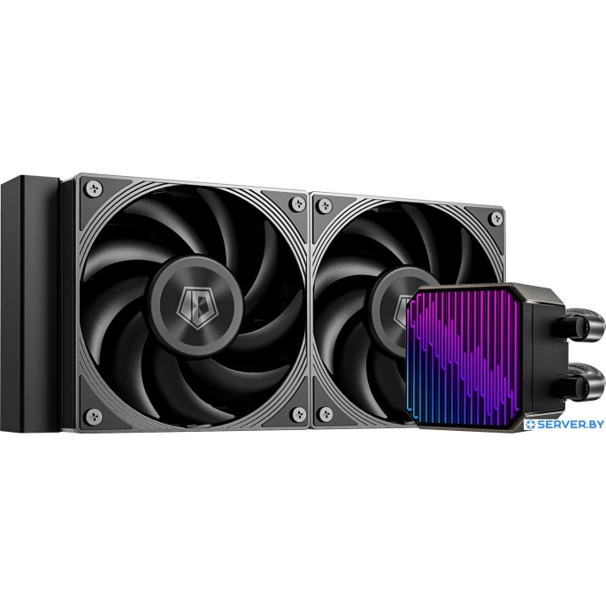 Жидкостное охлаждение для процессора ID-Cooling DX240 Max Black. Фото 1