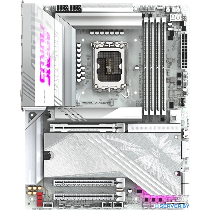 Материнская плата Gigabyte Z890 Aorus Elite X Ice. Фото 1