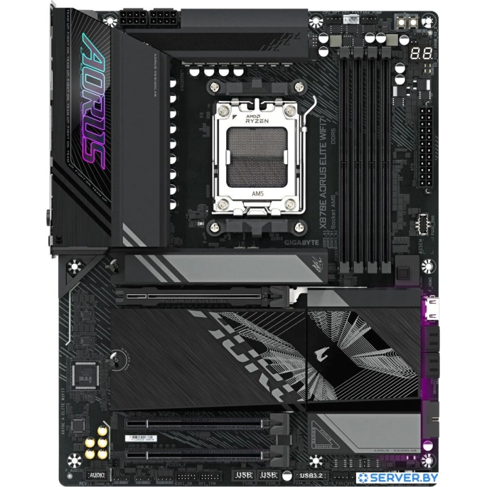 Материнская плата Gigabyte X870E Aorus Elite WiFi7. Фото1
