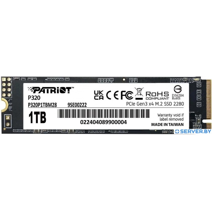 SSD Patriot P320 1TB P320P1TBM28. Фото 1