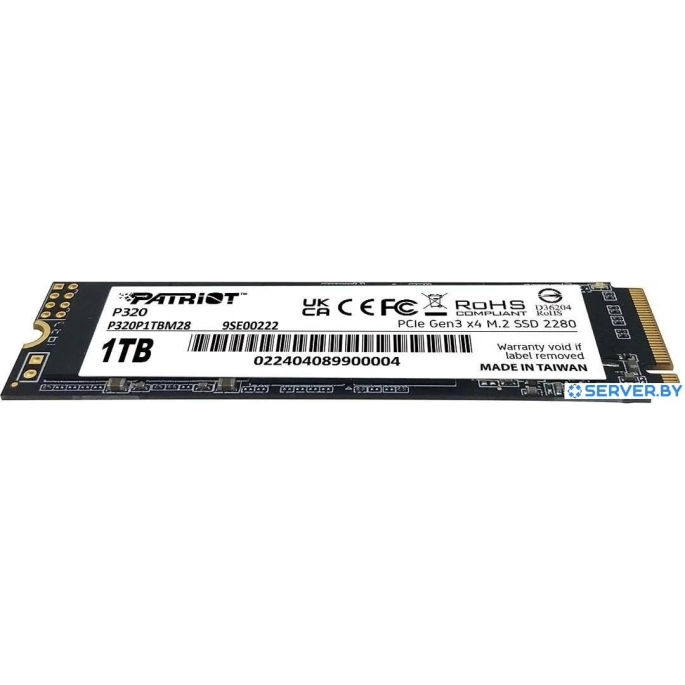 SSD Patriot P320 1TB P320P1TBM28. Фото 2