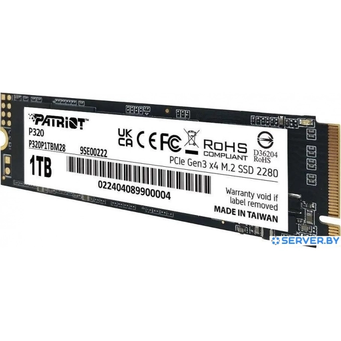 SSD Patriot P320 1TB P320P1TBM28. Фото 4