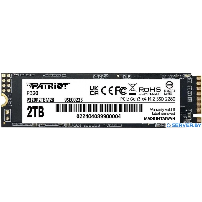 SSD Patriot P320 2TB P320P2TBM28. Фото 1
