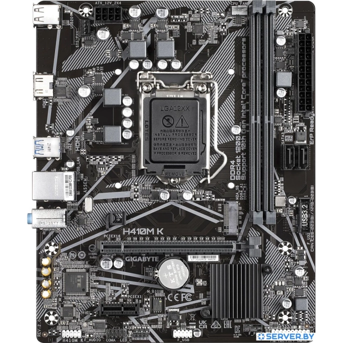 Материнская плата Gigabyte H410M K (rev. 2.0). Фото1