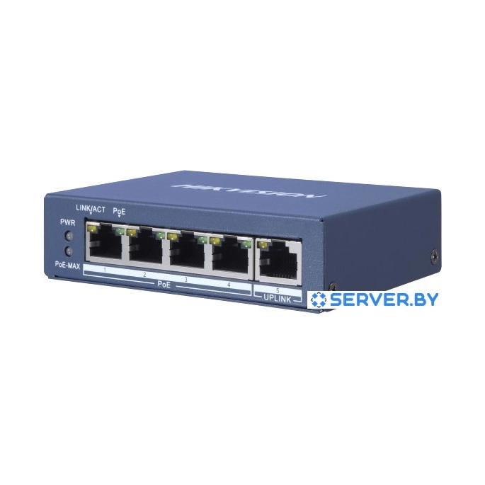 Коммутатор Hikvision DS-3E0505P-E. Фото2