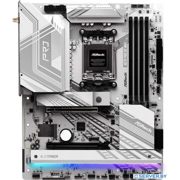 Материнская плата ASRock X870 Pro RS WiFi. Фото 1