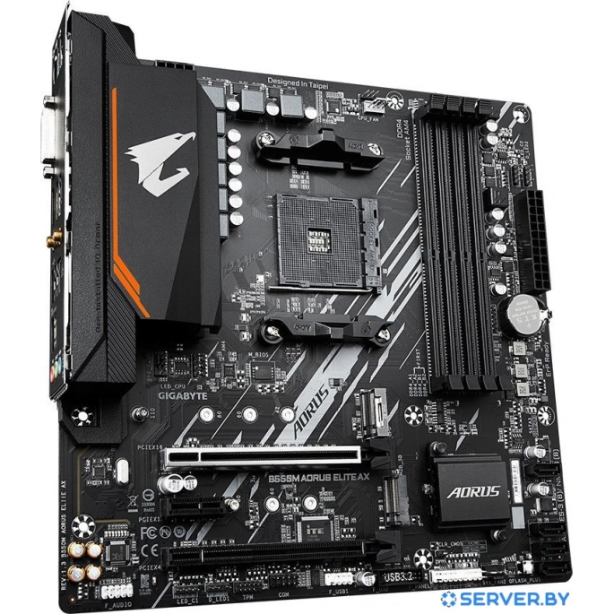 Материнская плата Gigabyte B550M Aorus Elite AX. Фото2