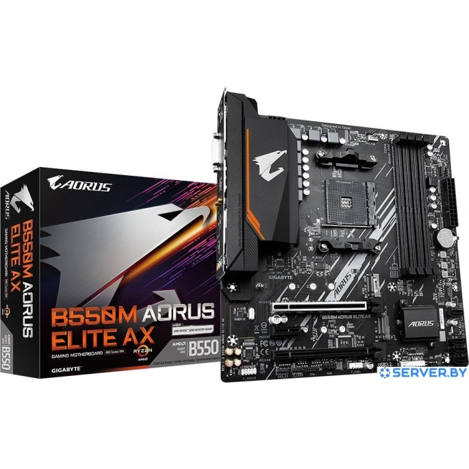 Материнская плата Gigabyte B550M Aorus Elite AX. Фото5