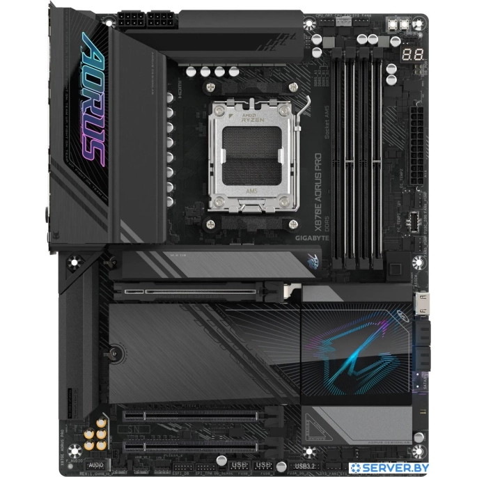 Материнская плата Gigabyte X870E Aorus Pro. Фото1