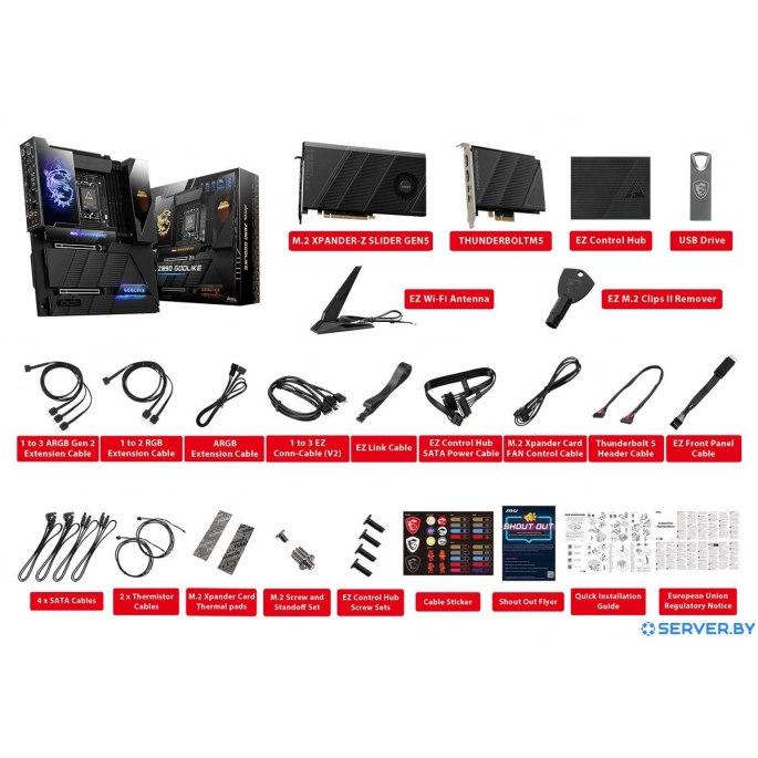 Материнская плата MSI MEG Z890 Godlike. Фото 2