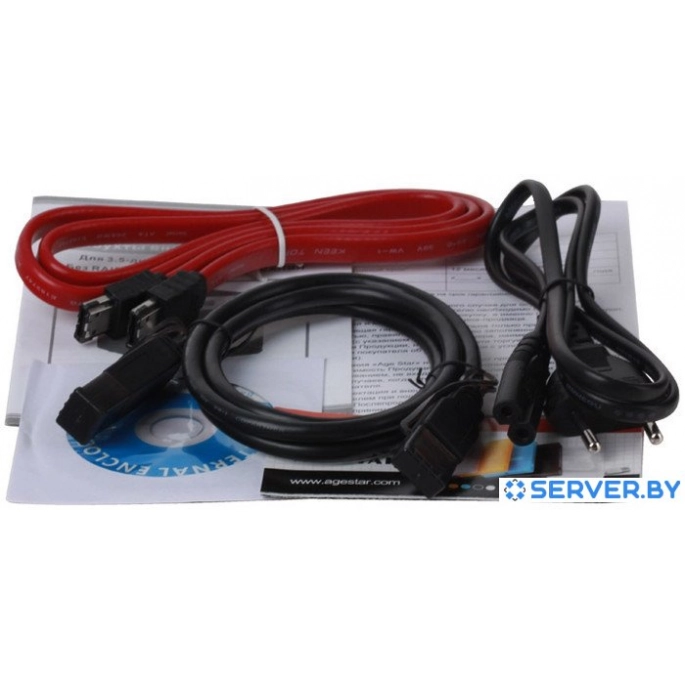 Бокс для жесткого диска AgeStar 3C4B3A1 Black. Фото5