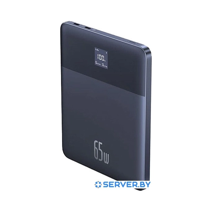 Внешний аккумулятор Baseus Blade 2 with Digital Display 65W 12000mAh (синий). Фото 1