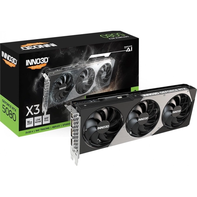 Видеокарта Inno3D GeForce RTX 5080 X3 N50803-16D7-176068N. Фото 2