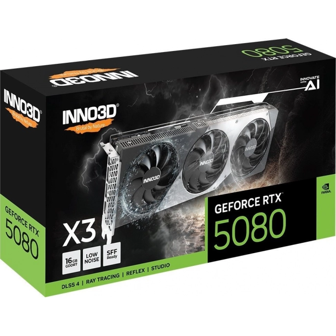 Видеокарта Inno3D GeForce RTX 5080 X3 N50803-16D7-176068N. Фото 3