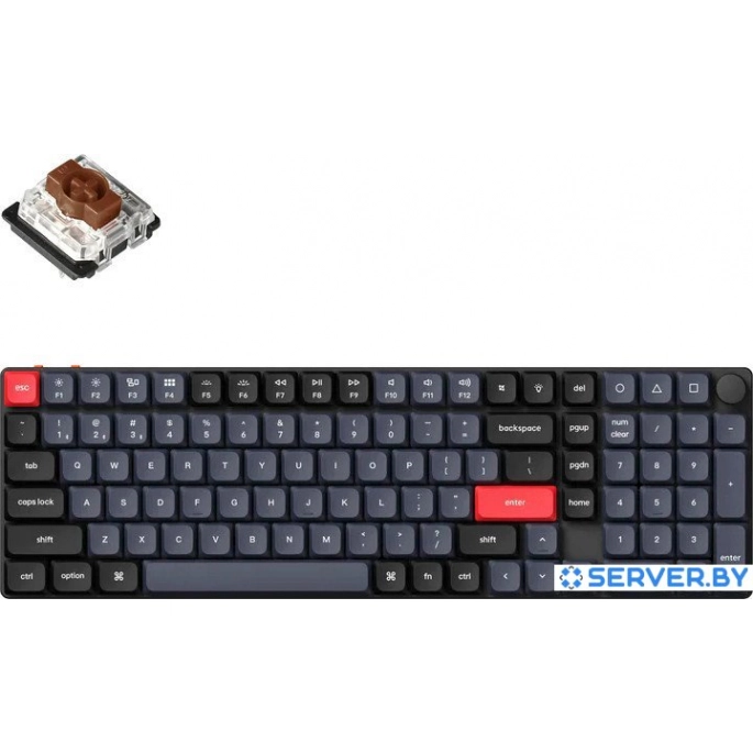 Клавиатура Keychron K17 Pro K17P-H3-RU (Gateron Low Profile Brown). Фото 1