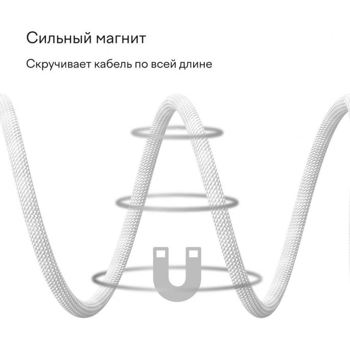 Кабель Magssory CBL001 (1.2м, титан). Фото 3