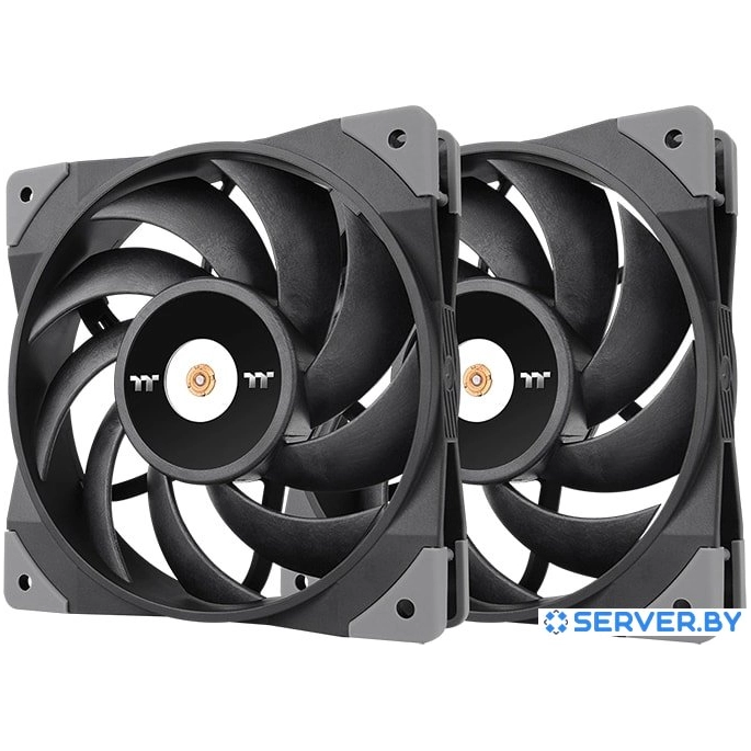 Набор вентиляторов Thermaltake ToughFan 12 2-Fan Pack CL-F082-PL12BL-A. Фото 1
