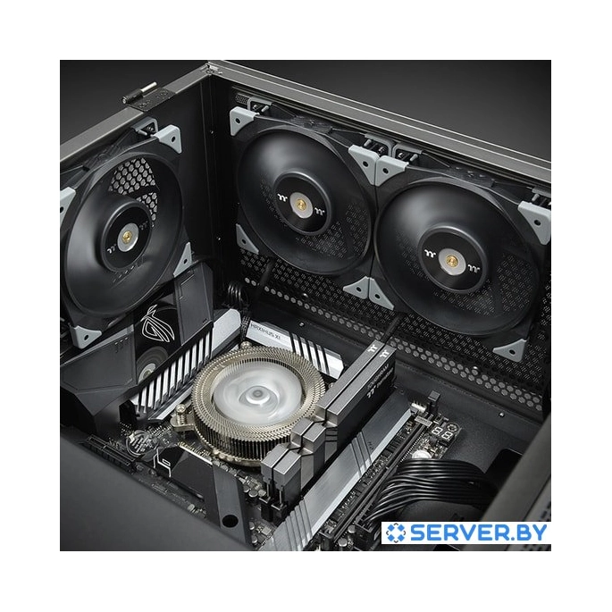 Набор вентиляторов Thermaltake ToughFan 12 2-Fan Pack CL-F082-PL12BL-A. Фото 5