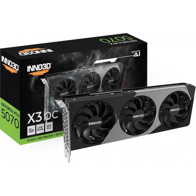 Видеокарта Inno3D GeForce RTX 5070 X3 OC N50703-12D7X-195064L. Фото 2