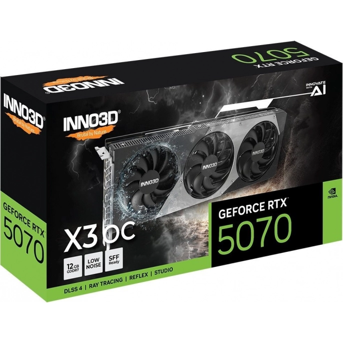 Видеокарта Inno3D GeForce RTX 5070 X3 OC N50703-12D7X-195064L. Фото 3
