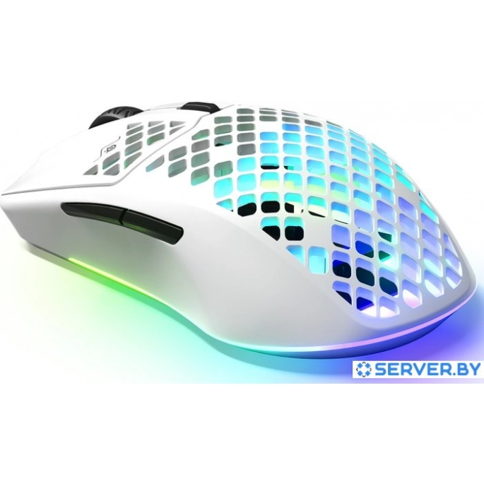 Игровая мышь SteelSeries Aerox 3 Wireless 2022 Edition Snow. Фото 5